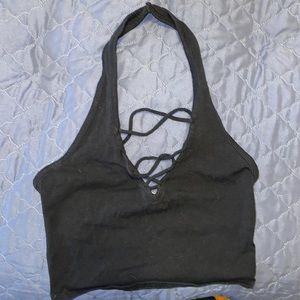 Halter crop top